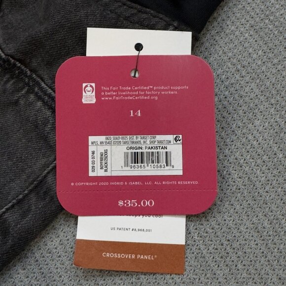 Isabel Maternity By Ingrid Isabel Womens Black Jeans Power Stretch Size 14 NWT - Picture 9 of 16